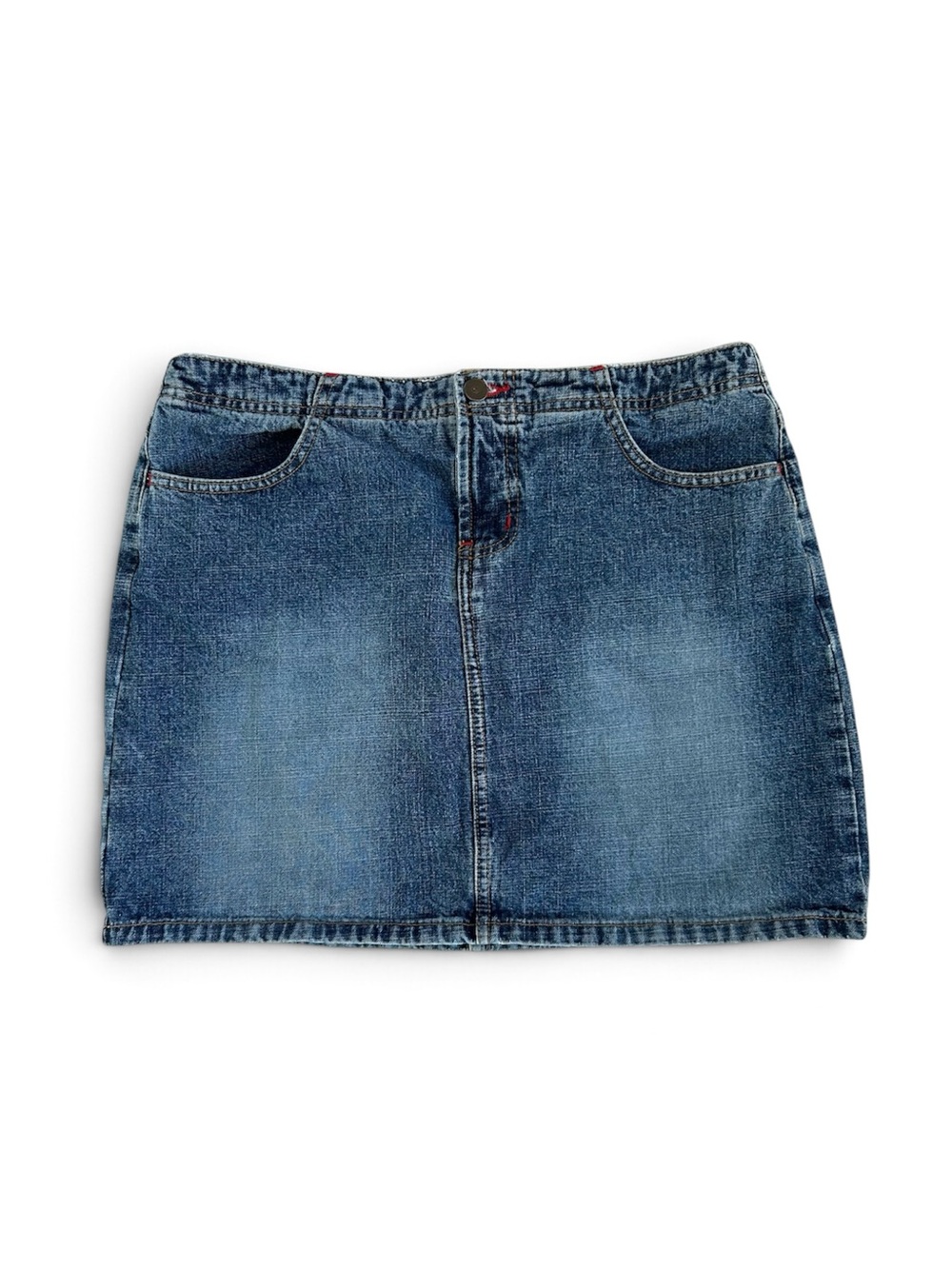 Y2K l.e.i. Dark Blue Low-Waist Denim Mini Skirt